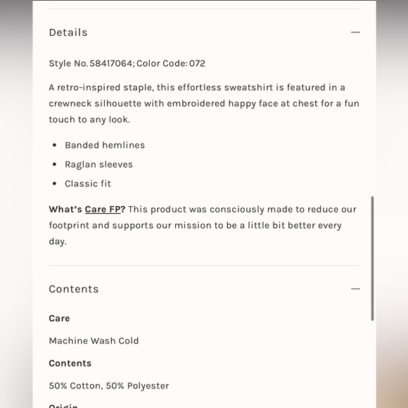 Free People Be Happy Crew - Picture 7 of 7